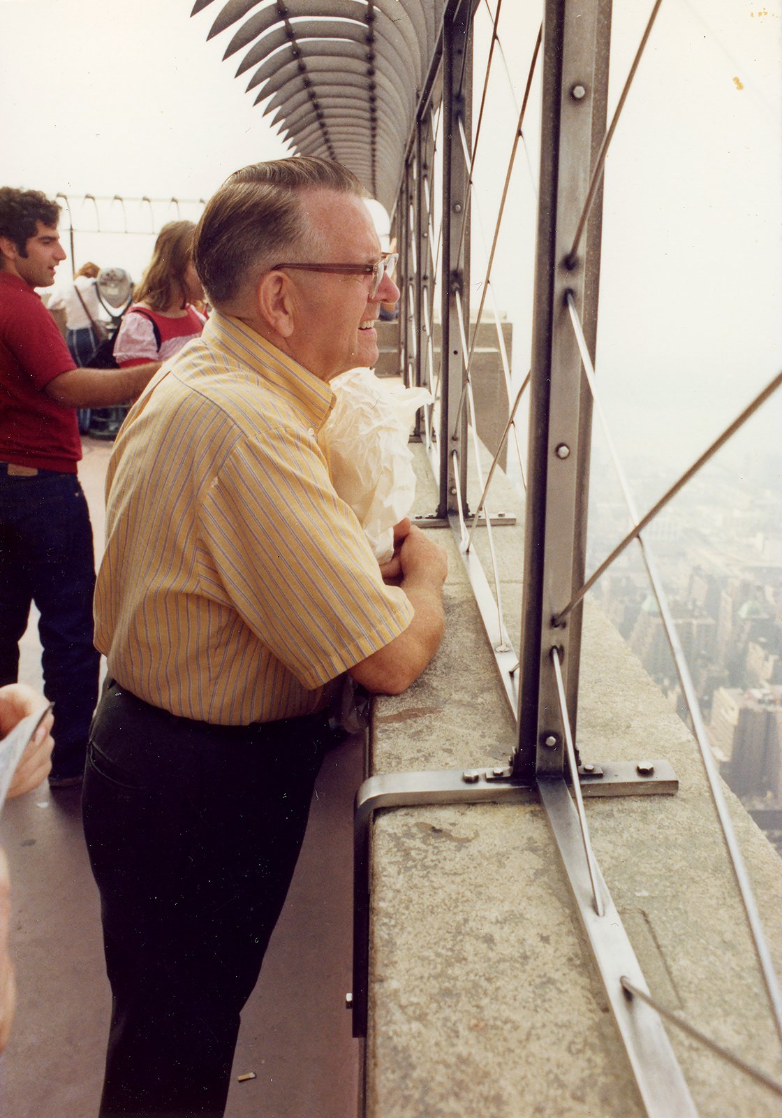 Paddy Hetherington makes his first visit up the Empire State Building.