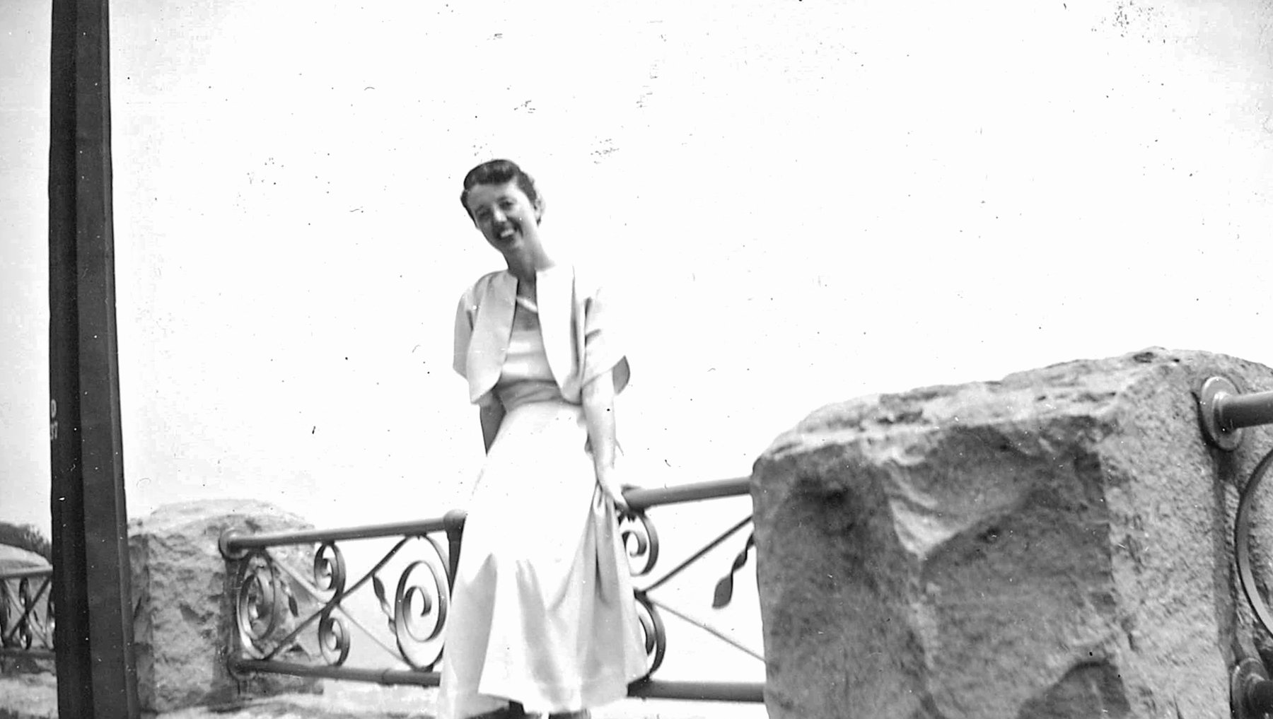 Audrey at Niagara Falls 1948