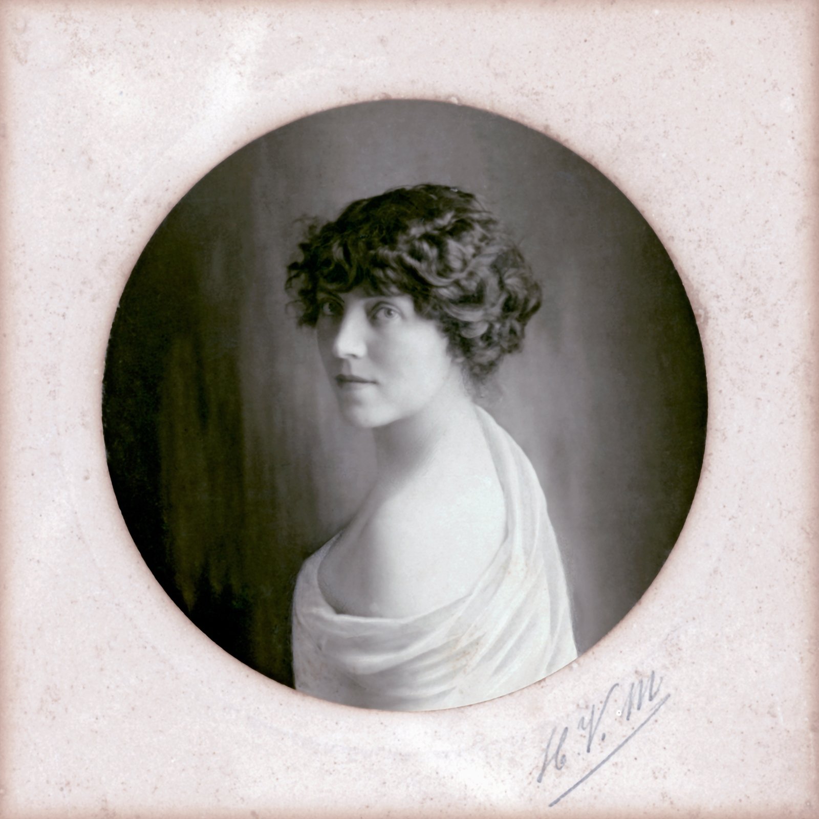 My grandmother, Annie Walsh, from a Paris photo studio, c. 1913.