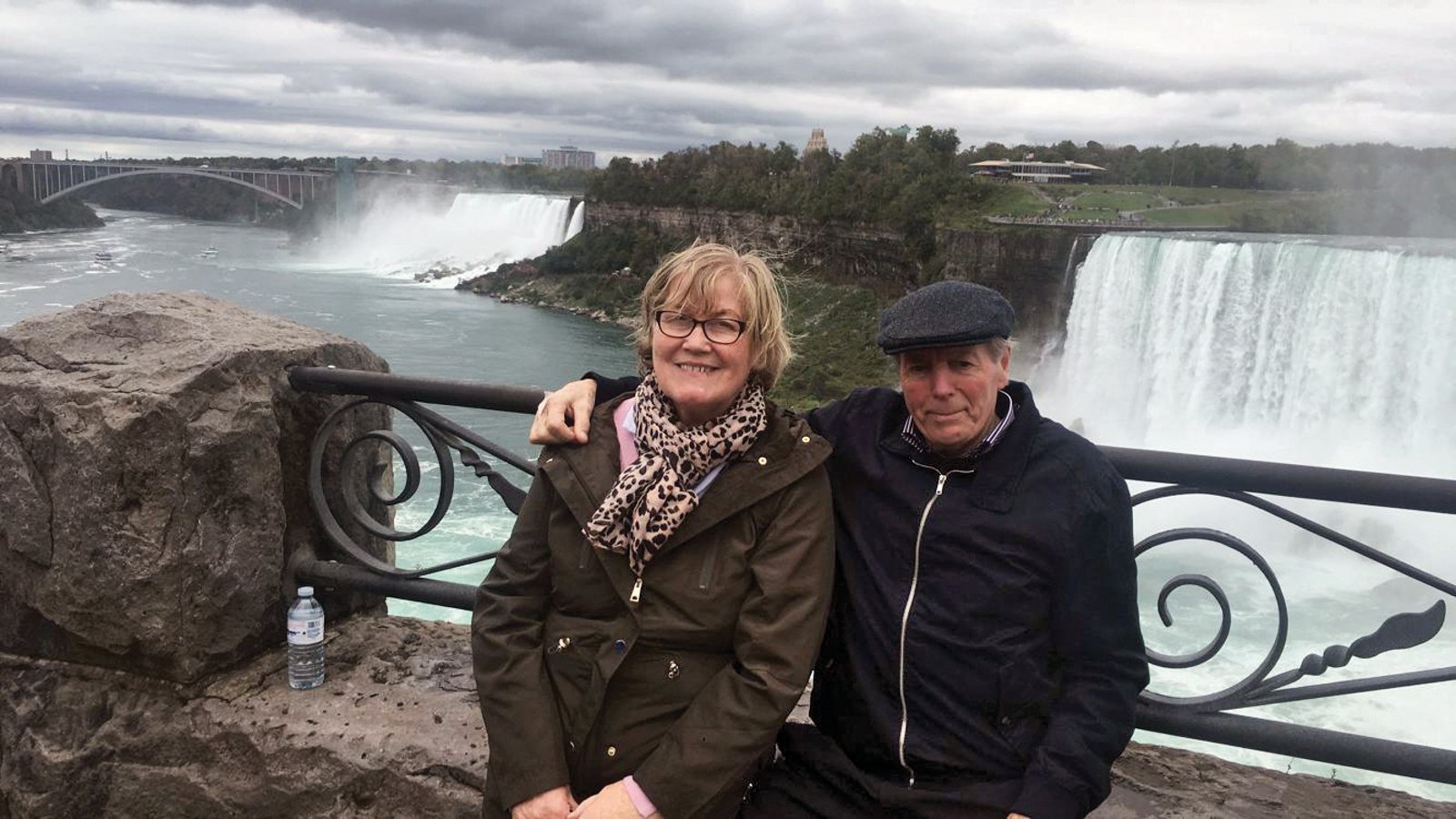 Carmel’s parents Peter and Patricia Drumgoole visit Niagara Falls