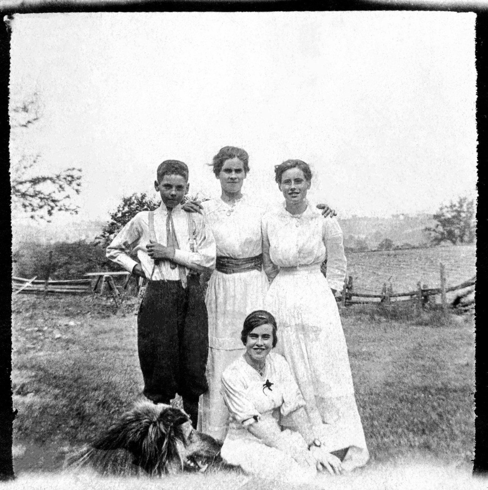 The children of George and Mary (Appleby) Duffy on the Duffy Farm