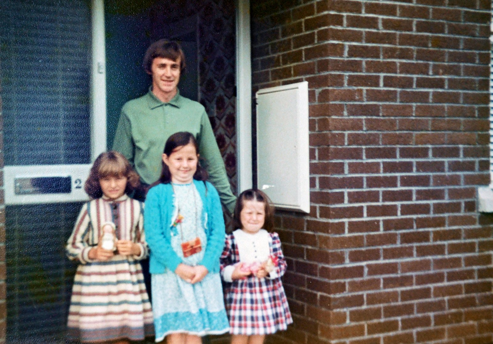 Kim with Faye, Portmarnock, Dublin, c. 1978