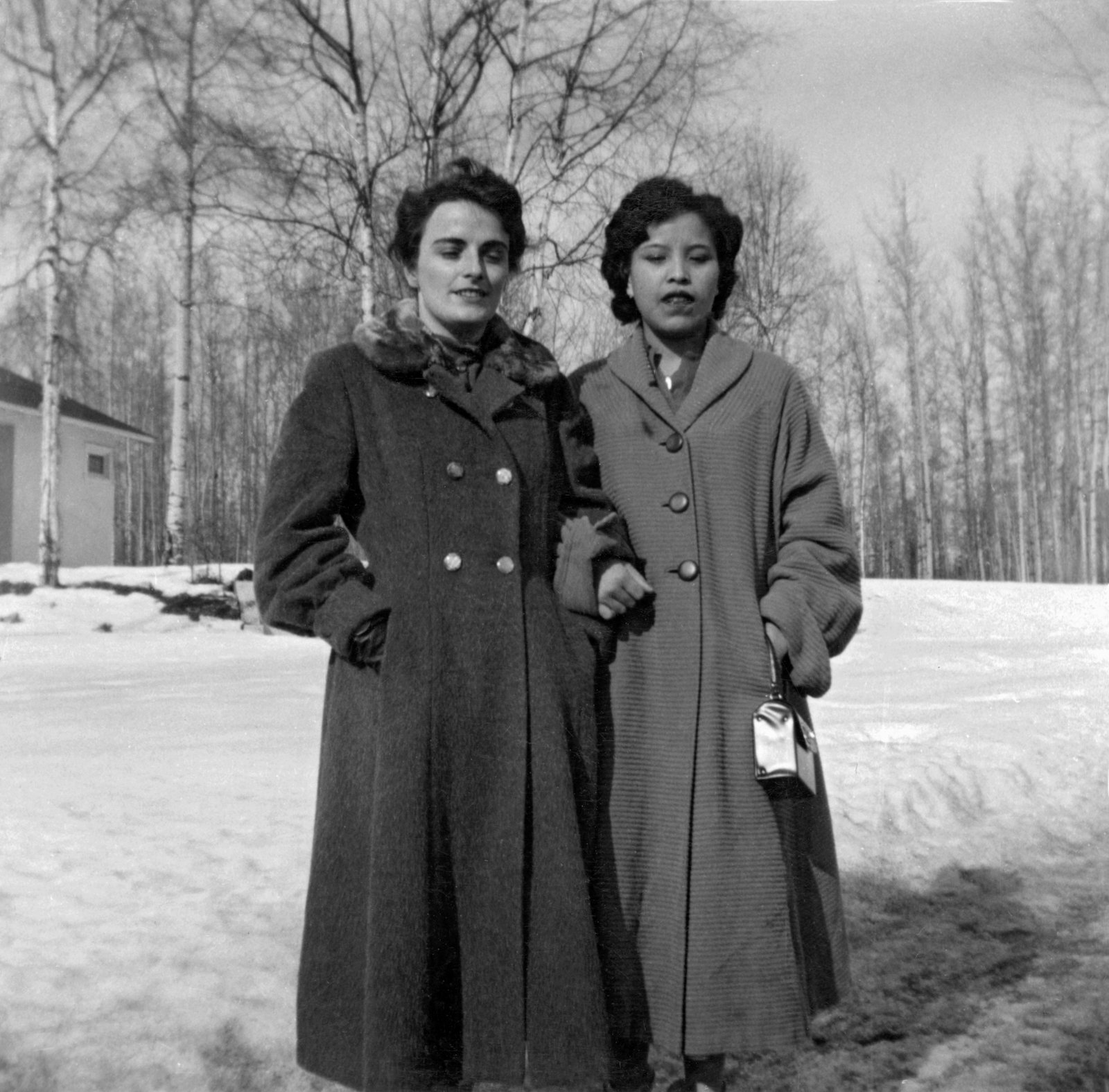 Eileen roomed in a boarding house with two First Nations women, Prince George, 1958. 