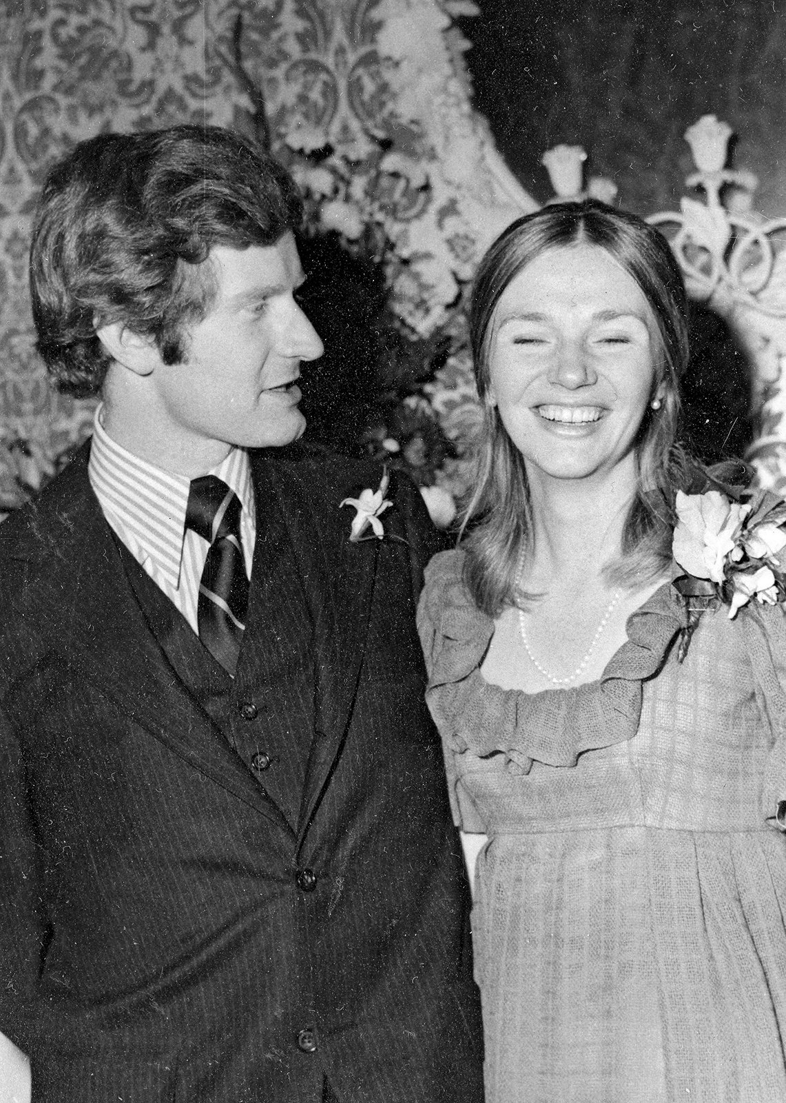 Cormac and Moira at their Irish wedding reception, Russell Hotel, St. Stephen’s Green, late September 1971.
