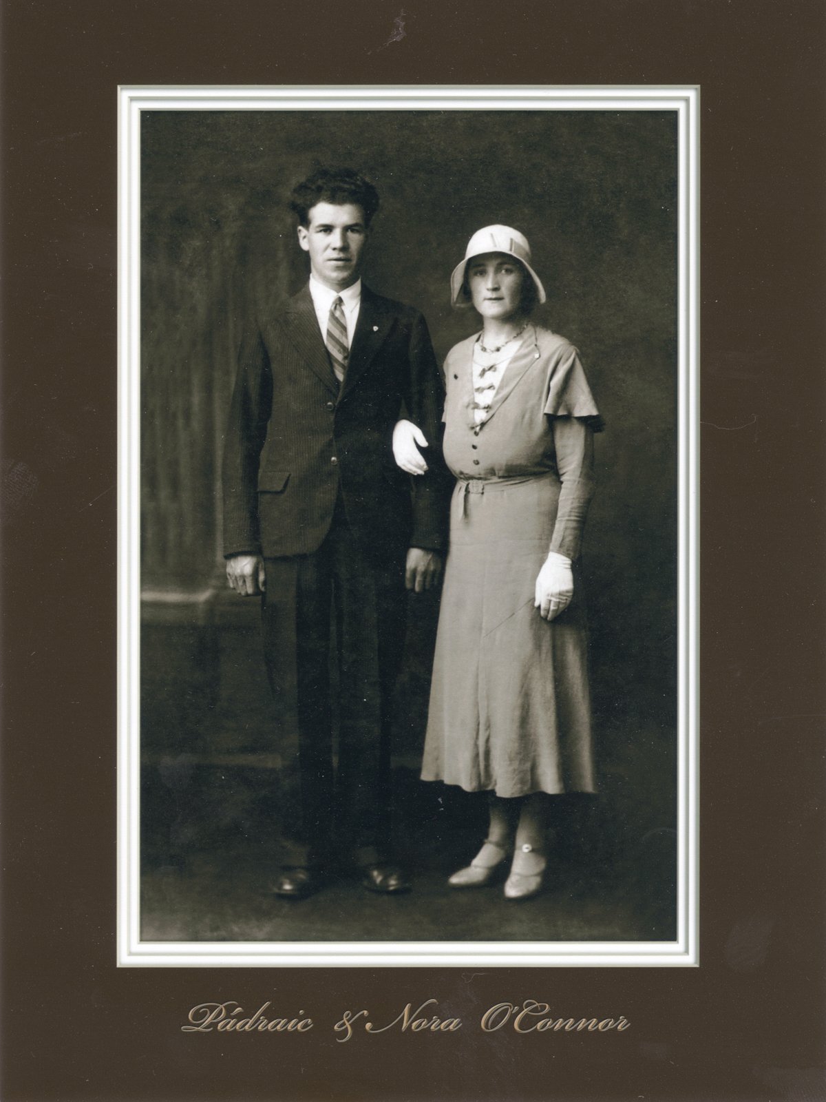 James Slowey and Maria Rudden, grandparents of contributors, on their wedding day.