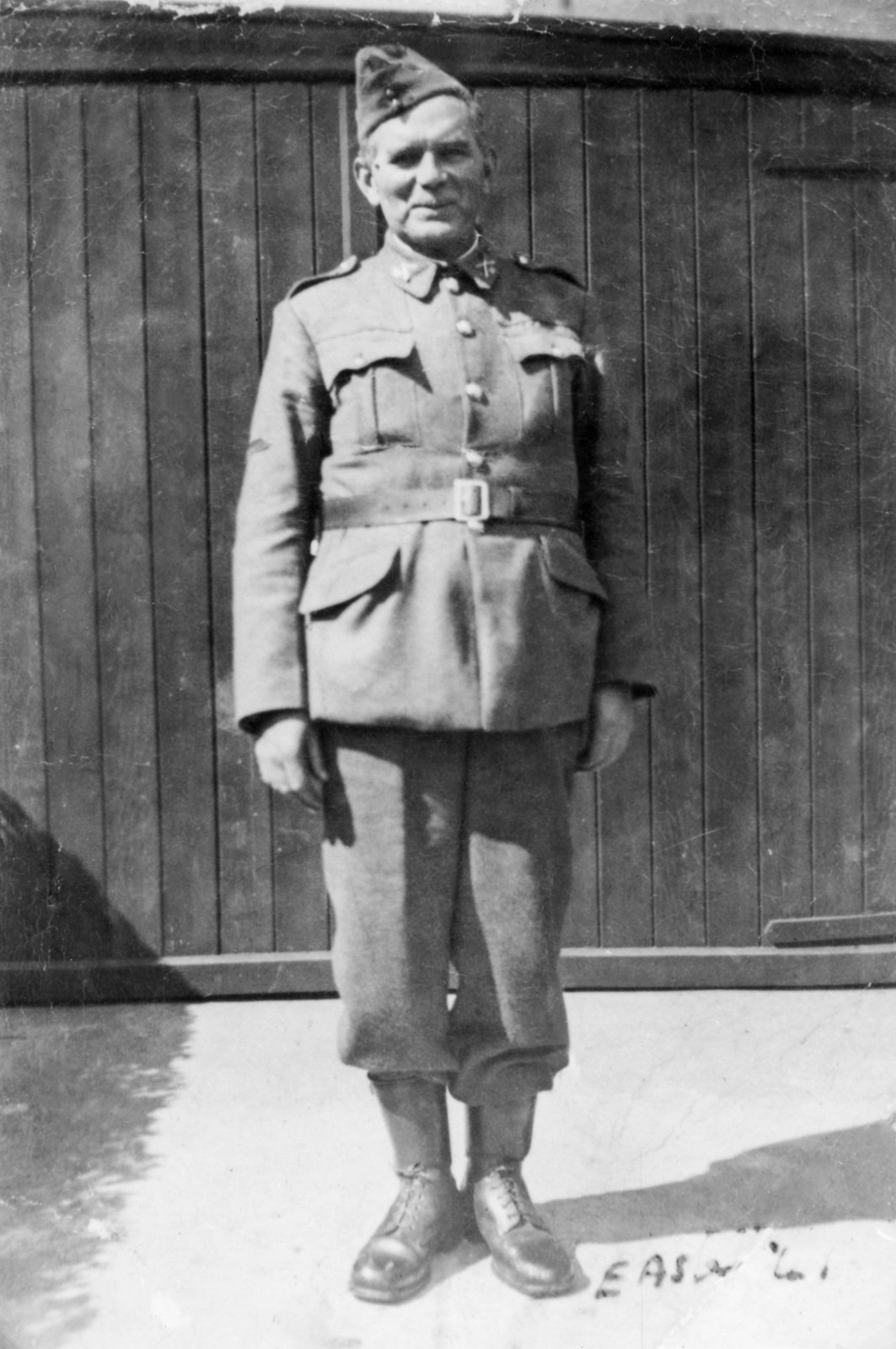 Cornelius (Con) O'Donovan in Old I.R.A. uniform, 1941 (25th anniversary of Rising)