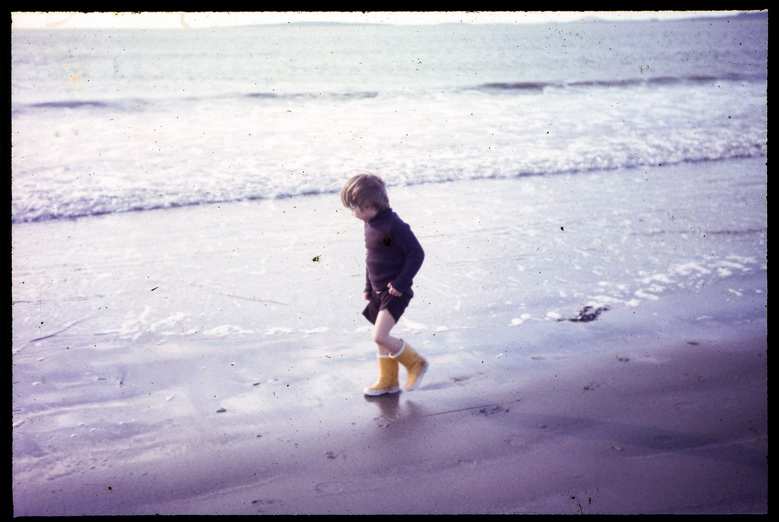 Young boy on beach